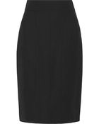 Oscar de la Renta Wool-Blend Pencil Skirt - Lyst