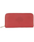 Mulberry Blossom Calf Nappa Zip-Around Wallet - Lyst