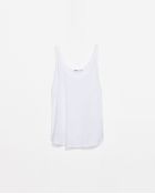 Zara Striped Tank Top - Lyst