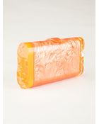 Edie Parker 'Lara Backlit' Box Clutch - Lyst