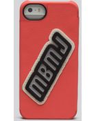 Marc By Marc Jacobs Iphone 5/5S Case - Mbmj Patch - Lyst