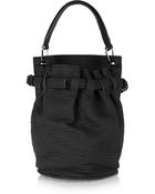 Alexander Wang Diego Textured-Leather Shoulder Bag - Lyst