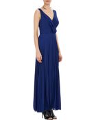 Cedric Charlier Pleated Gown - Lyst