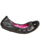 Steve Madden Faux Leather Ballet Flats - Lyst