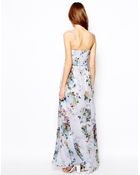 Little Mistress Floral Print Maxi Dress - Lyst