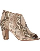 Maison Martin Margiela Peep-Toe Side-Zip Ankle Boots - Lyst