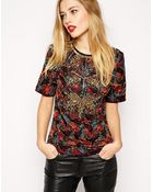 Asos Arts And Crafts Embellished T-Shirt - Lyst