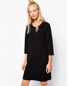 Monki 3/4 Sleeve Knitted Dress - Lyst