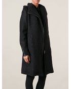 Lost and Found Hooded Oversized Coat - Lyst