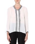 French Connection Solstice Embroidered Top - Lyst