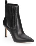 Via Spiga Corene Leather Ankle Boots - Lyst