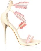 Oscar de la Renta Aliah Wrap Around Suede Sandal - Lyst