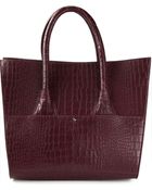 Hotel Particulier Crocodile Skin Effect Tote - Lyst
