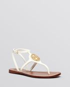 Tory Burch Flat Thong Sandals Leticia - Lyst