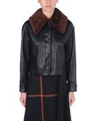 3.1 Phillip Lim Leather Outerwear - Lyst