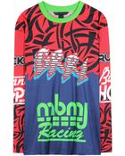 Marc By Marc Jacobs Rally Moto Printed Jersey Top - Lyst