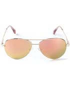 Cutler & Gross Aviator Sunglasses - Lyst