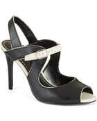 Enzo Angiolini Menz Peep Toe Pumps - Lyst
