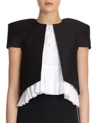 Martin Grant Cape-Back Wool & Silk Jacket - Lyst