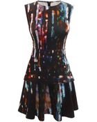 McQ by Alexander McQueen Blurry Lights Print Mini Dress - Lyst