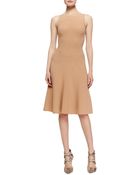 Michael Kors Seamed Stretch-Wool Dress - Lyst