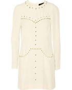 Isabel Marant Krista Studded Crepe Dress - Lyst