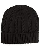 Borsalino Plaited Detail Beanie - Lyst