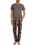 Diesel Worky Boy Grey Checked Pyjama Bottoms - Lyst