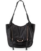 Kooba Zoey Slouchy Pebbled Leather Tote Bag - Lyst