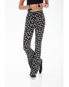 Forever 21 Spotted Floral Bell Bottoms - Lyst