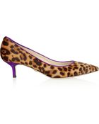 Brian Atwood Degas Leopardprint Calf Hair Pumps - Lyst
