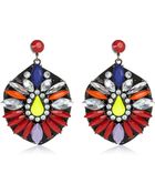 River Island Red Gem Stone Jelly Earrings - Lyst