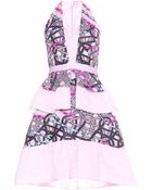 Peter Pilotto Circuit Embroidered Cloqué Dress - Lyst
