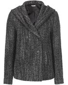 Stefanel Caban With Hood - Lyst