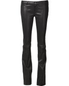 J Brand Flared Leather Trouser - Lyst