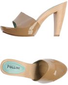 Studio Pollini Open-Toe Mules - Lyst