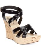 Callisto Ester Platform Wedge Sandals - Lyst