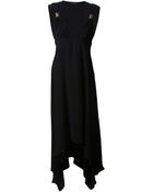 Plein Sud Ruched Sleeveless Gown - Lyst