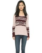 Free People Snow Angel Pullover - Ballet Combo - Lyst