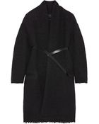 Isabel Marant Seal Belted Wool-Blend Bouclé Coat - Lyst