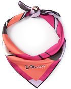 Fendi Colour Block Scarf - Lyst