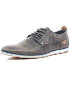 River Island Grey Smart Leather Sneaker - Lyst