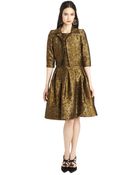 Oscar de la Renta Sleeveless Full Skirt Dress - Lyst