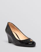 Tory Burch Wedge Pumps Kent Quilted - Lyst