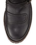 Ash Strike Mid-Calf Leather Buckle Moto Boot - Lyst