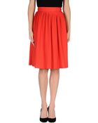 Jil Sander Knee Length Skirt - Lyst
