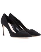 Miu Miu Suede Pumps - Lyst