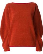 Issey Miyake Oversized Sweater - Lyst