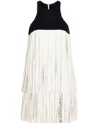Giambattista Valli Mini Fringe Dress - Lyst