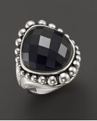 Lagos Sterling Silver Maya Onyx Dome Ring - Lyst